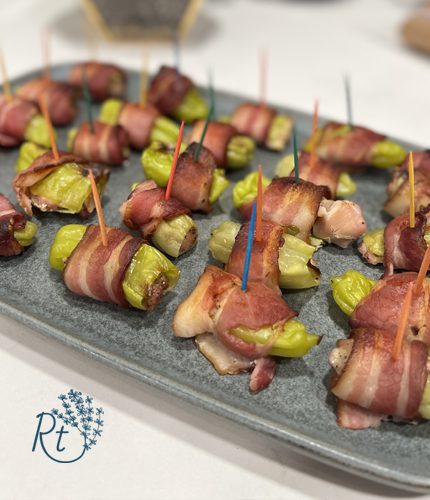 Bacon Wrapped Pepperoncini Peppers