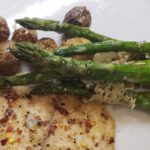 garlic cheese asparagus