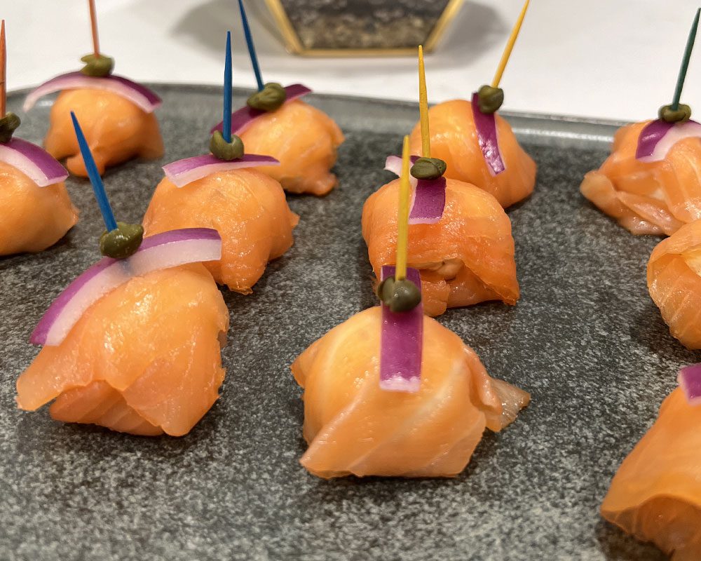 Salmon Lollipops