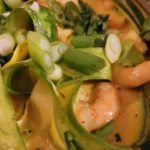 Thai Inspired Zucchini Noodles with Shrimp