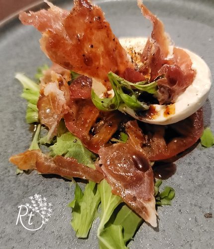 Caprese with Crispy Prosciutto